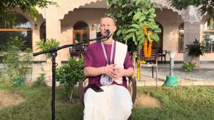 "Ашрая" в Дхаме - ШБ 3.1.24 Е.М. Ачьюта прабху 2025.10.09