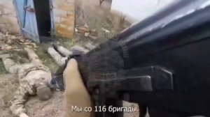 Взятие в плен боевиков из 116-й бригады ВСУ под Купянском.