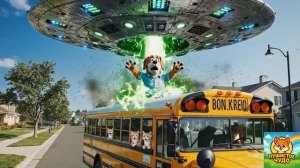 МУЛЬТФИЛЬМ ДЛЯ ДЕТЕЙ, полиция спасает котят от инопланетянин