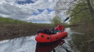 Сплав по Клязьминскому заказнику на пакрафтах.