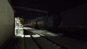 Станция Лигово. Вечерний грузовой на Ораниенбаум. 15.11.25.