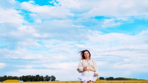 Ах ты степь широкая (прогулка по пшеничному полю)