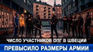 Число участников ОПГ в Швеции превысило размеры армии