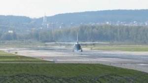 Посадка Ан-12.