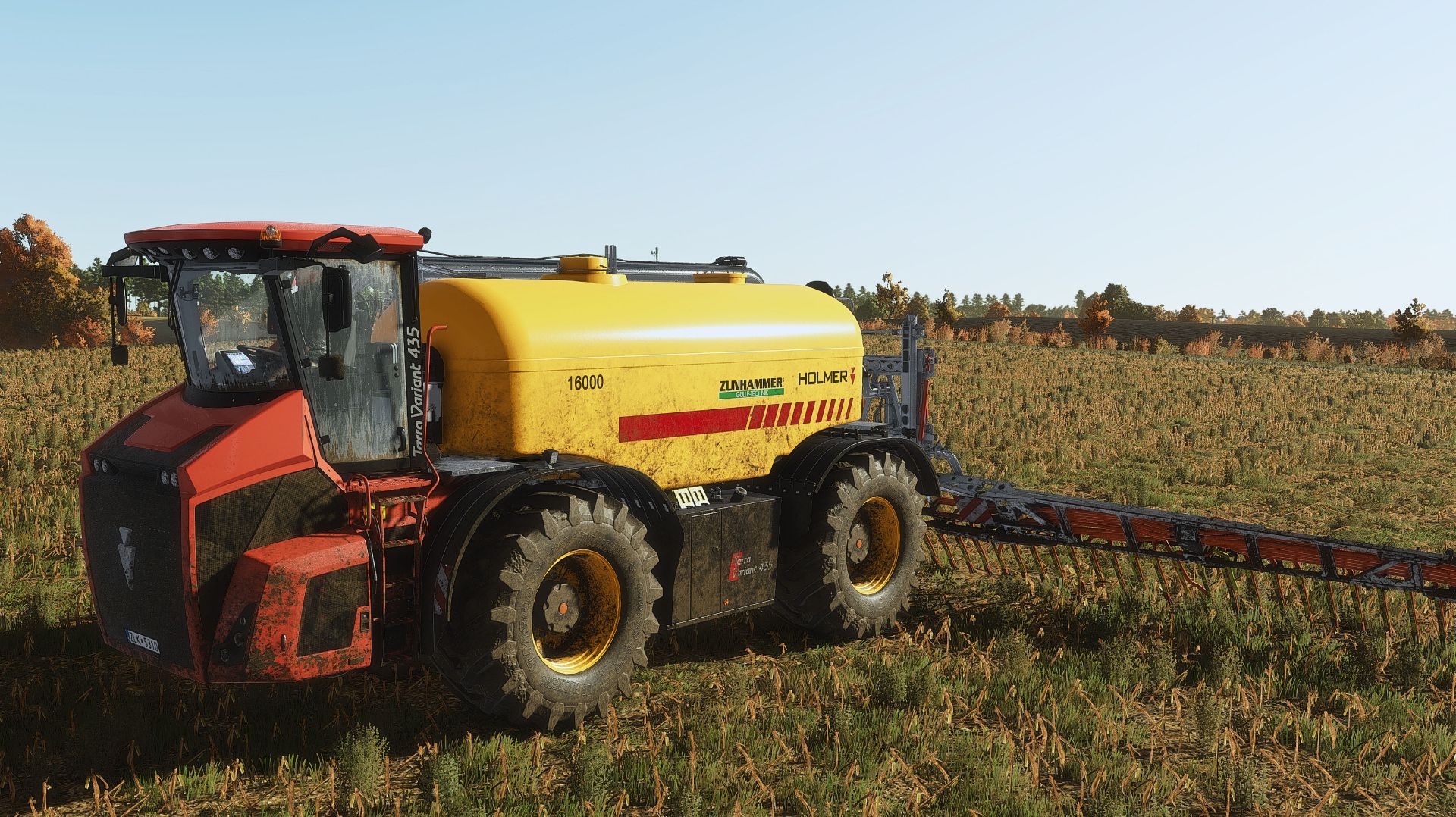 Holmer Terra Variant 435, Scania R770, FENDT 939, New Holland TM190 внесение дигестата FS25