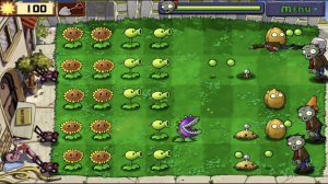 Зомби против растений. 8 уровень