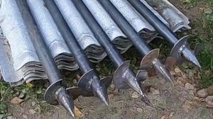 ВИНТОВЫЕ СВАИ СВОИМИ РУКАМИ