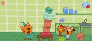 Три Кота Мультфильм Башня из кастрюль