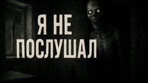 Я не послушал. Страшные. Мистические. Творческие истории. Хоррор