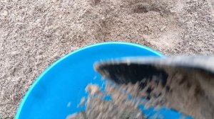 Готовим для курочек песочно - зольную ванну.