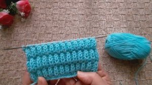 Объемный узор для шапки, шарфа, снуда..