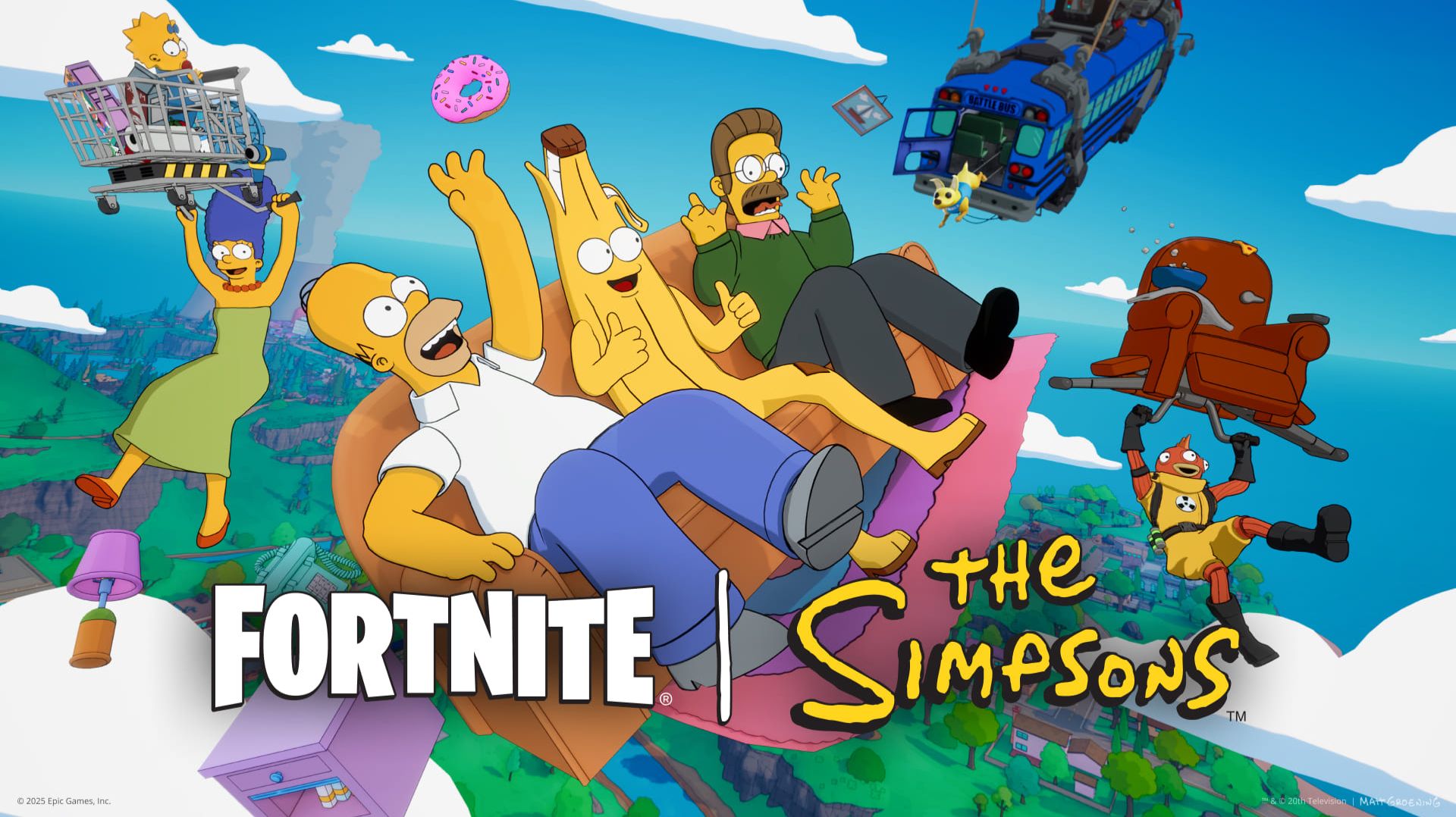 Fortnite The Simpsons Стрим 2