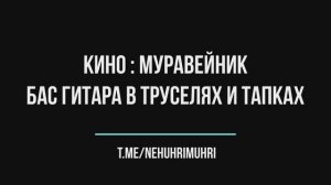 КИНО : Муравейник БАС гитара в труселях и тапках