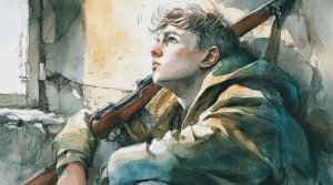 За лентой небо рвётся