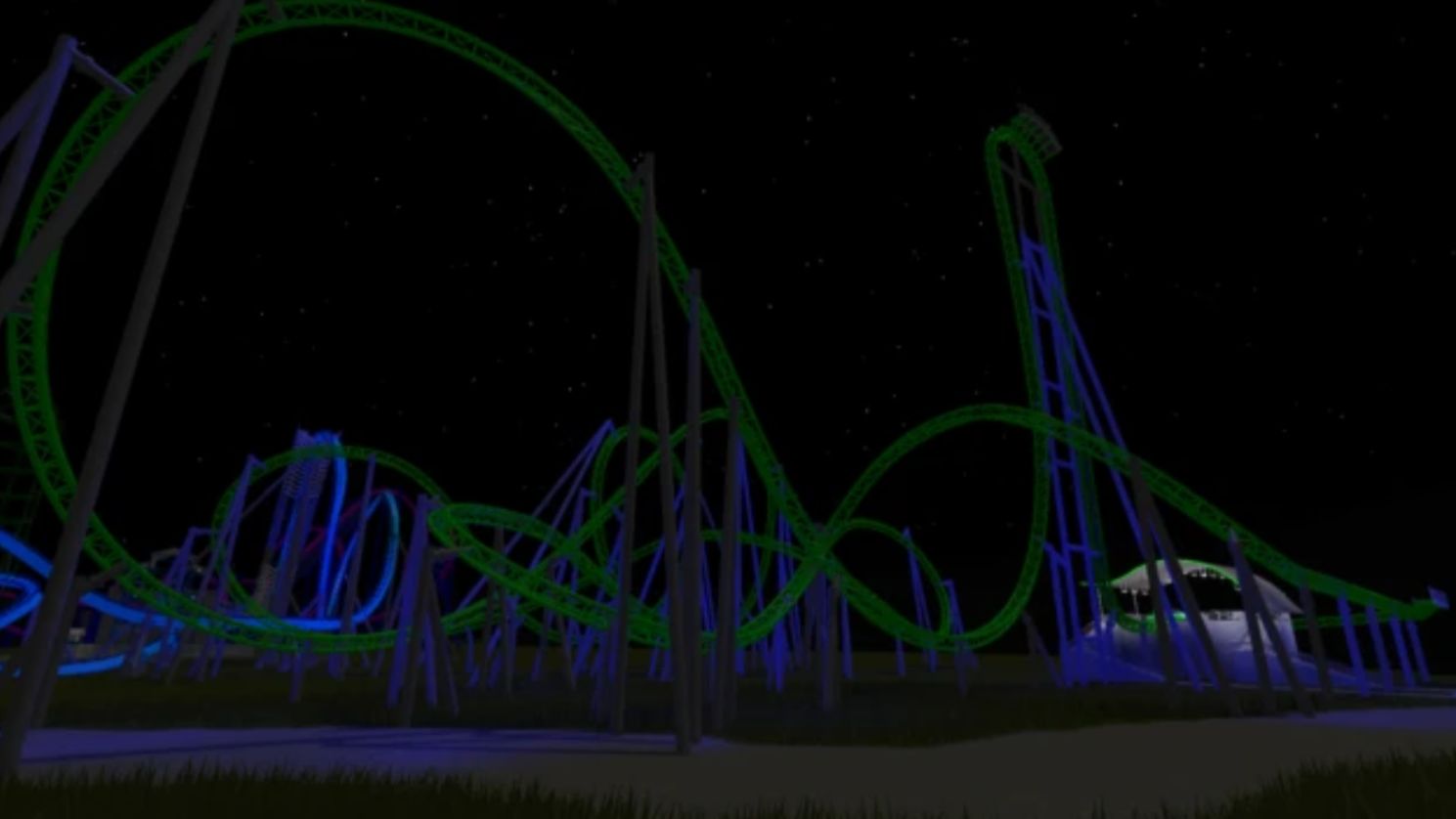 Построил огромные, крутые и опасные Американские горки! смотреть онлайн