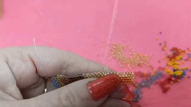 ЛОШАДКА.  Кирпичное плетение.  Часть 6 из 10 от Светланы Литвиновой смотреть онлайн