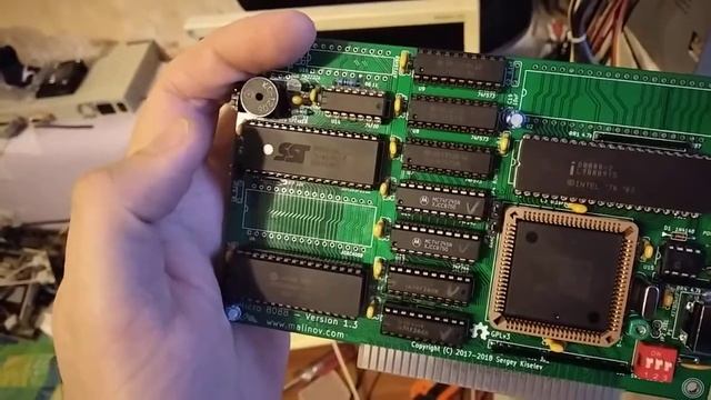 Тест компьютера Micro 8088, собранного своими руками (DIY)