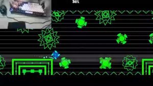 Проходим retro circles + рандомный уровень. Geometry dash.