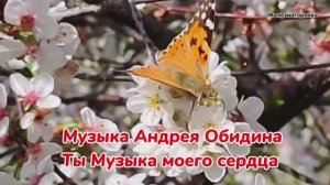 Музыка и цветущие деревья и растения