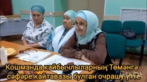 Кошманда кайбычлыларның Төмәнгә сәфәре кайтавазы булган очрашу үтте