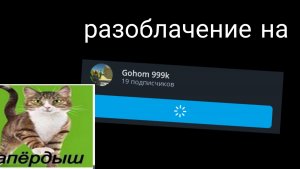 Разоблачение на гохома