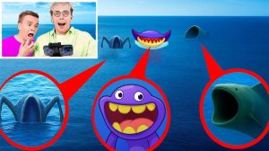 ДРОН ПОЙМАЛ ЭТО НА КАМЕРУ! БЛУП, ГРАН-МАЙЮ И ПОЖИРАТЕЛЬ МОРЕЙ ВМЕСТЕ!