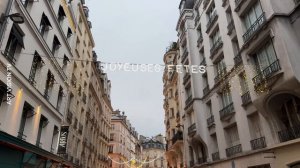 Париж Франция 🎄 рождественская прогулка 2025 ранняя зима