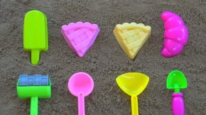 Учим Названия Цветов с Тортиком  | Мультик | Цветные Ложечками для Мороженного  | Детские  Песенки