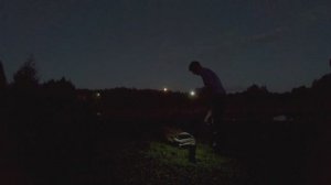 Съёмки полного лунного затмения за кадром