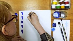 Мастер-класс по элементам гжельской росписи