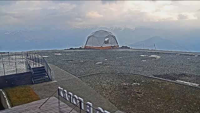 Горный курорт Роза Хутор. 2320м. Роза Пик, Южный склон.12.11.2025