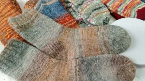 🧶Носочная пора,готовые работы ♥️