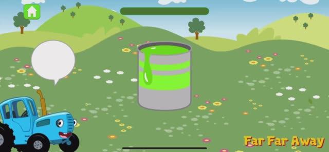 Синий трактор 🚜 Учим цвета | Зеленый 💚