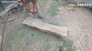 Лодка из массива  - от бревна до изделия. Плюс селфи палка из дерева.