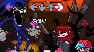 FNF MOD Sonic.Exe , Sonic faker song Black Sun