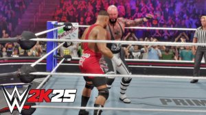 Играю с братом в WWE 2K25 и пытаюсь выиграть его