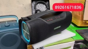 Колонка HOPESTAR A6 X легендарная колонка с Сабвуфером Стерео звуком Ручкой и ремнем ✅ Мини обзор в