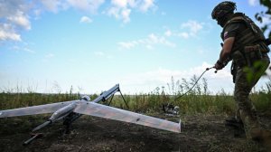 Как БПЛА помогли уничтожить орудие ВСУ. Лучшее видео из зоны СВО