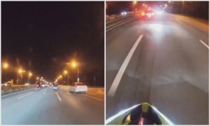 ДТП, Сальто с мотоциклом