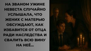 Истории из жизни. НЕВЕСТА УЗНАЛА СТРАШНУЮ ПРАВДУ ЗА СЕМЕЙНЫМ УЖИНОМ, ЖЕНИХ С МАТЕРЬЮ Аудио рассказы