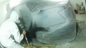 Крашу Лада Гранта. Полный процесс часть 1.