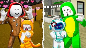 Джей Джей и Майки! БОГАТЫЙ РОБОКОТ против БЕДНОГО КОТА! Анимация Роблокс