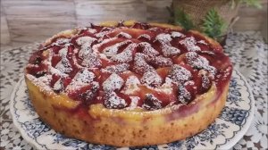 ТОРТ ПИРОГ с ЗАВАРНЫМ кремом и КЛУБНИКОЙ НЕЖНЫЙ и ТАЕТ ВО РТУ