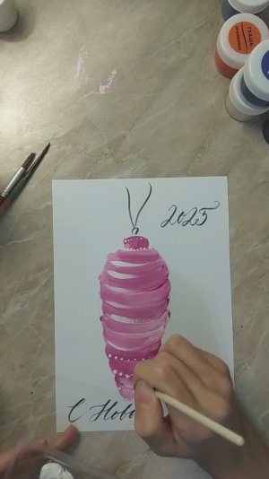 Мастер-класс открытка к новому году