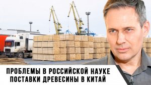 Александр Артамонов | Проблемы в российской науке. Поставки древесины в Китай