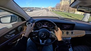 2020 Mercedes Benz E220D W213 / Мерседес Бенц Е220Д 2.0 турбо автомат 194 л.с. | Тест драйв Шумомер