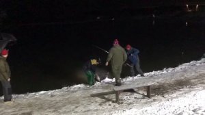 поимка осетра на 10 кг