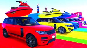 СУПЕР ГОНКИ ЧЕЛОВЕК-ПАУК и ДЖИПЫ с Супергероями Халком и Железным Человеком Паркур-Челлендж