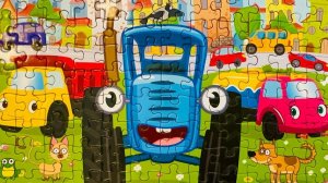 Синий Трактор! Собираем Пазлы С Животными!