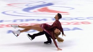 Танцевальная пара Александра Степанова и Иван Букин победила на этапе Гран-при России в Москве